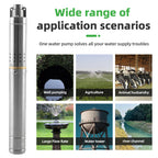 DIFFUL Solar Screw Pump, 2 inch 210 W 36 V DC For Livestock