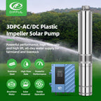 DIFFUL Solar Energy Pump, 3 inch 750 W 85 V - 280 V AC/DC For Drip Lines