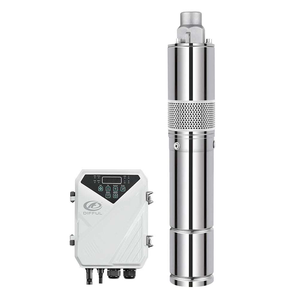 DIFFUL Solar Screw Pump Solutions, 3 inch 750 W 72 V DC For Irrigation