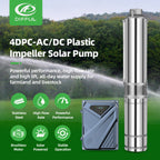DIFFUL Solar Water Pump, 4 inch 230 M High Head 3000 W 85 V - 280 V AC/DC For Sprinklers